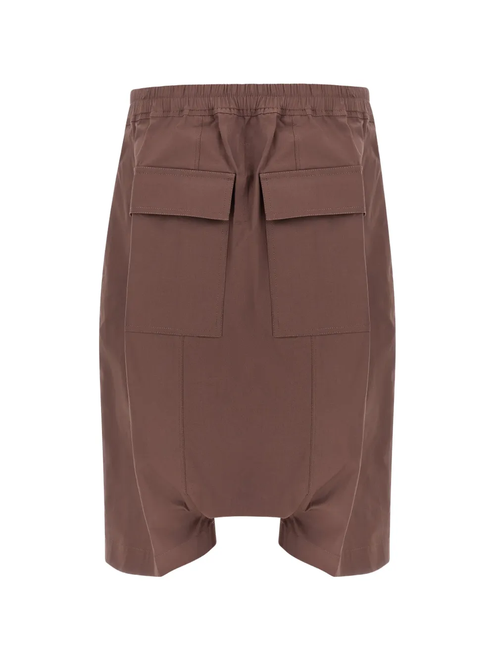 Rick Owens Rick S Pods shorts met laag kruis Bruin