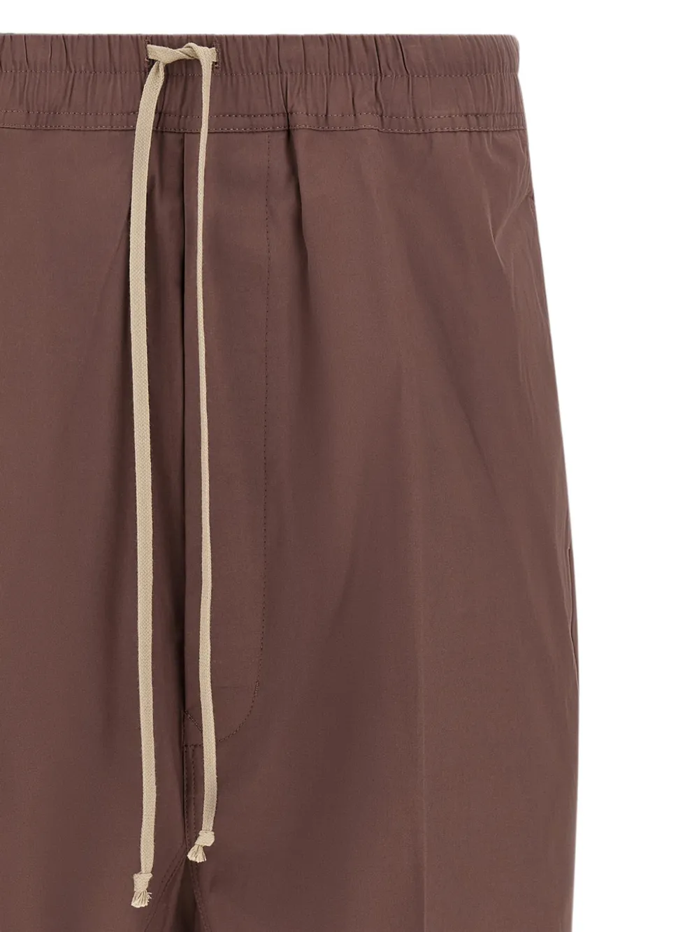 Rick Owens Rick S Pods shorts met laag kruis Bruin