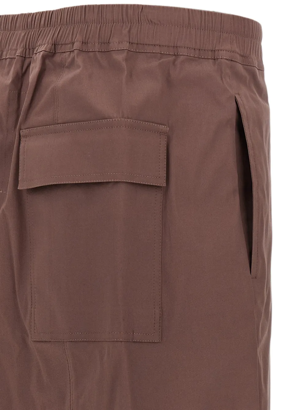 Rick Owens Rick S Pods shorts met laag kruis Bruin