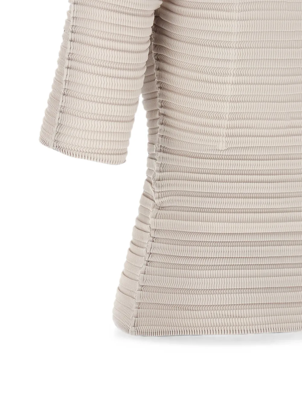Issey Miyake Jiggly Pleats T-shirt Beige
