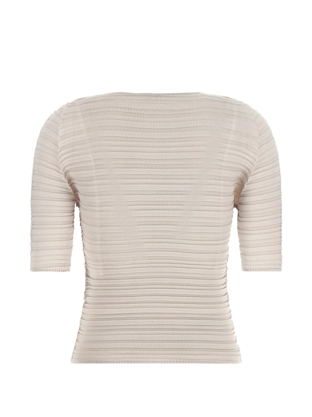 Issey Miyake Jiggly Pleats T-shirt Beige