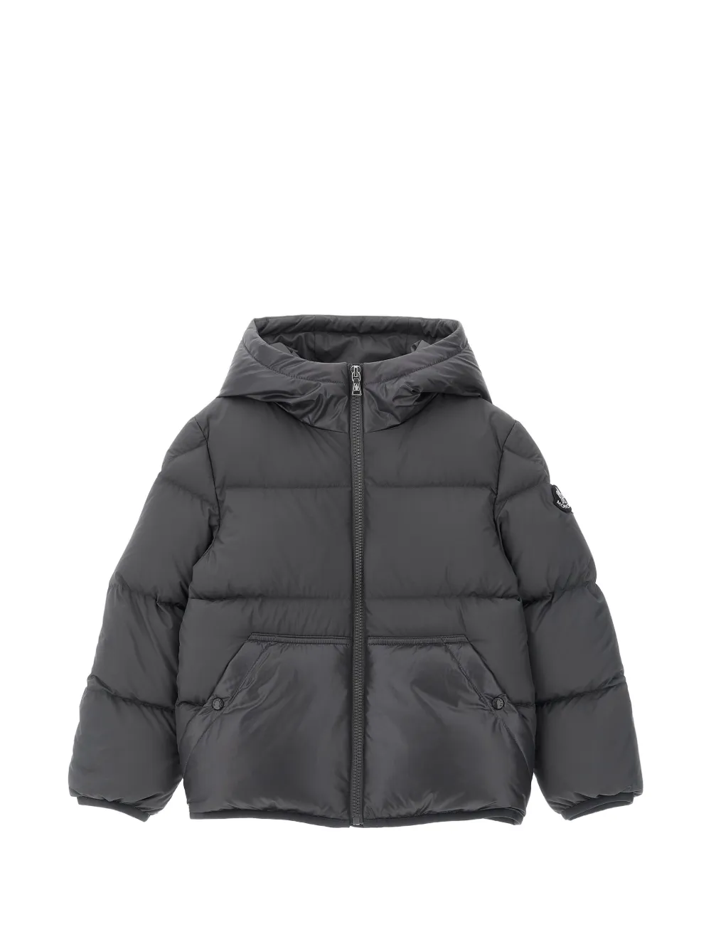Moncler Enfant Barin gewatteerd donsjack Grijs