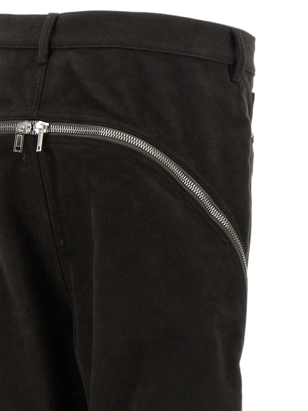 Rick Owens Bolan Banana jeans met ritsdetail Zwart