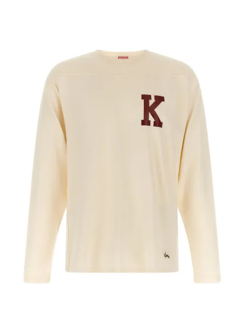 Kenzo playera manga larga con logo universitario