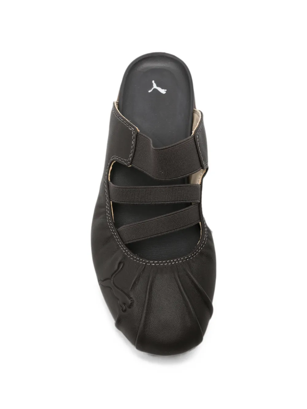 PUMA Speedcat logo-embossed leather mules Bruin