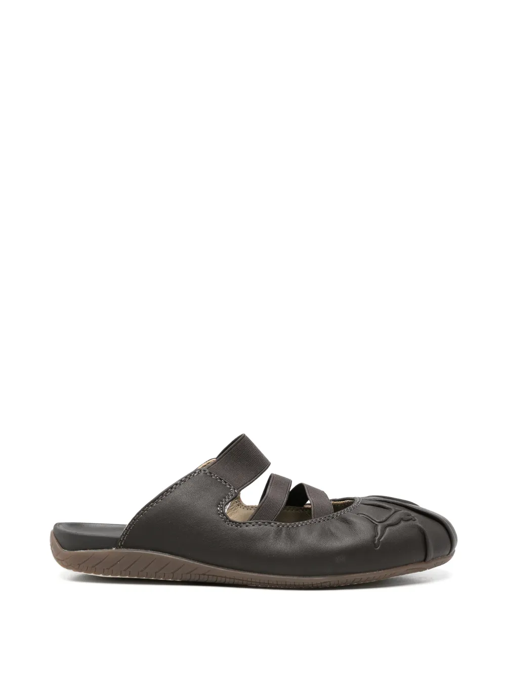 PUMA Speedcat logo-embossed leather mules Bruin