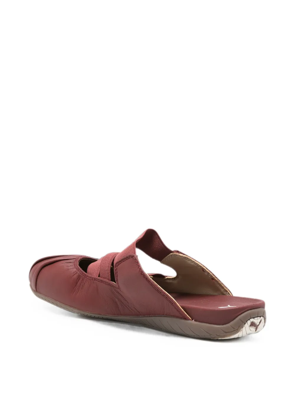 PUMA Speedcat logo-embossed leather mules Rood