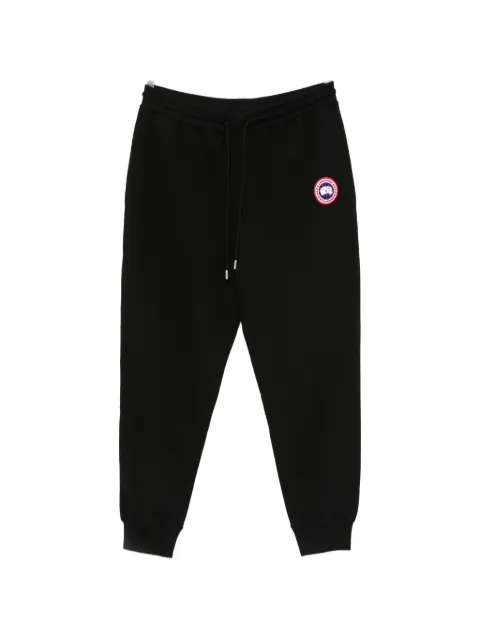 Canada Goose logo-patch drawstring track pants