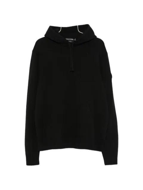 Canada Goose logo-patch drawstring hoodie