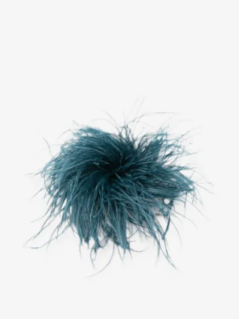 Gianluca Capannolo feather-trim brooch