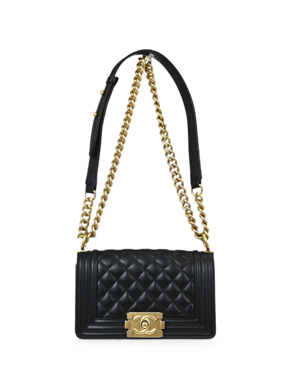 CHANEL Pre-Owned 2019 Boy quilted shoulder bag - Nero