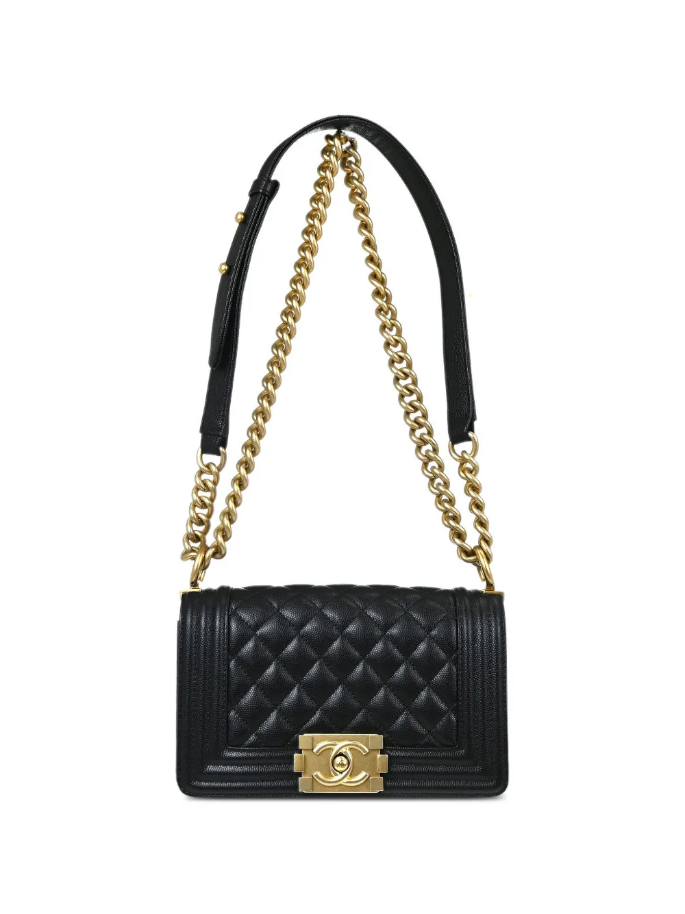 CHANEL Pre-Owned 2019 Boy quilted shoulder bag - Nero