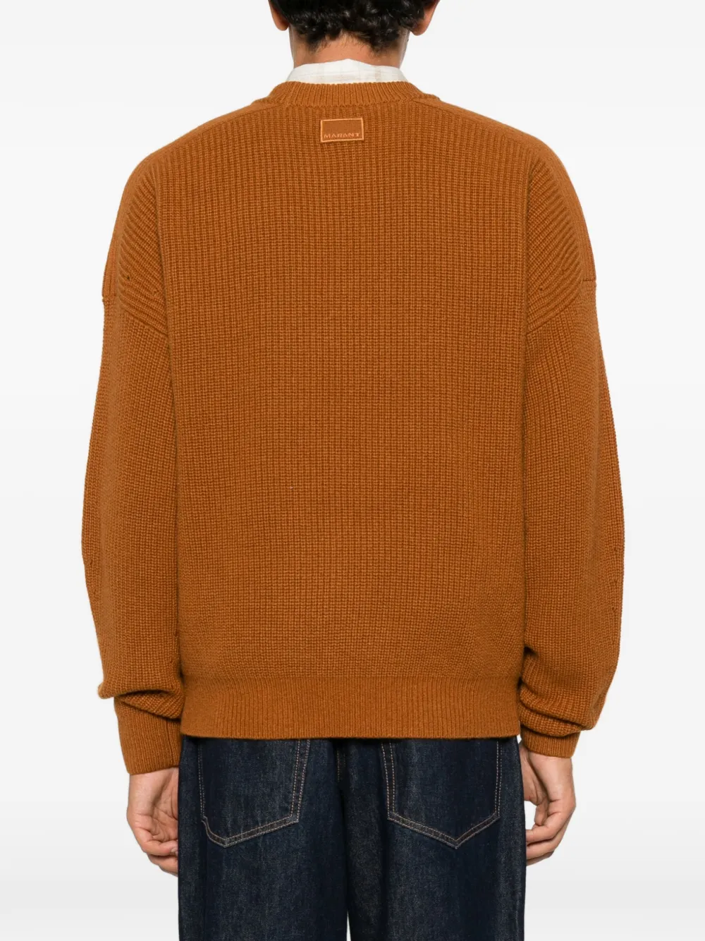 MARANT Ribgebreide trui Bruin