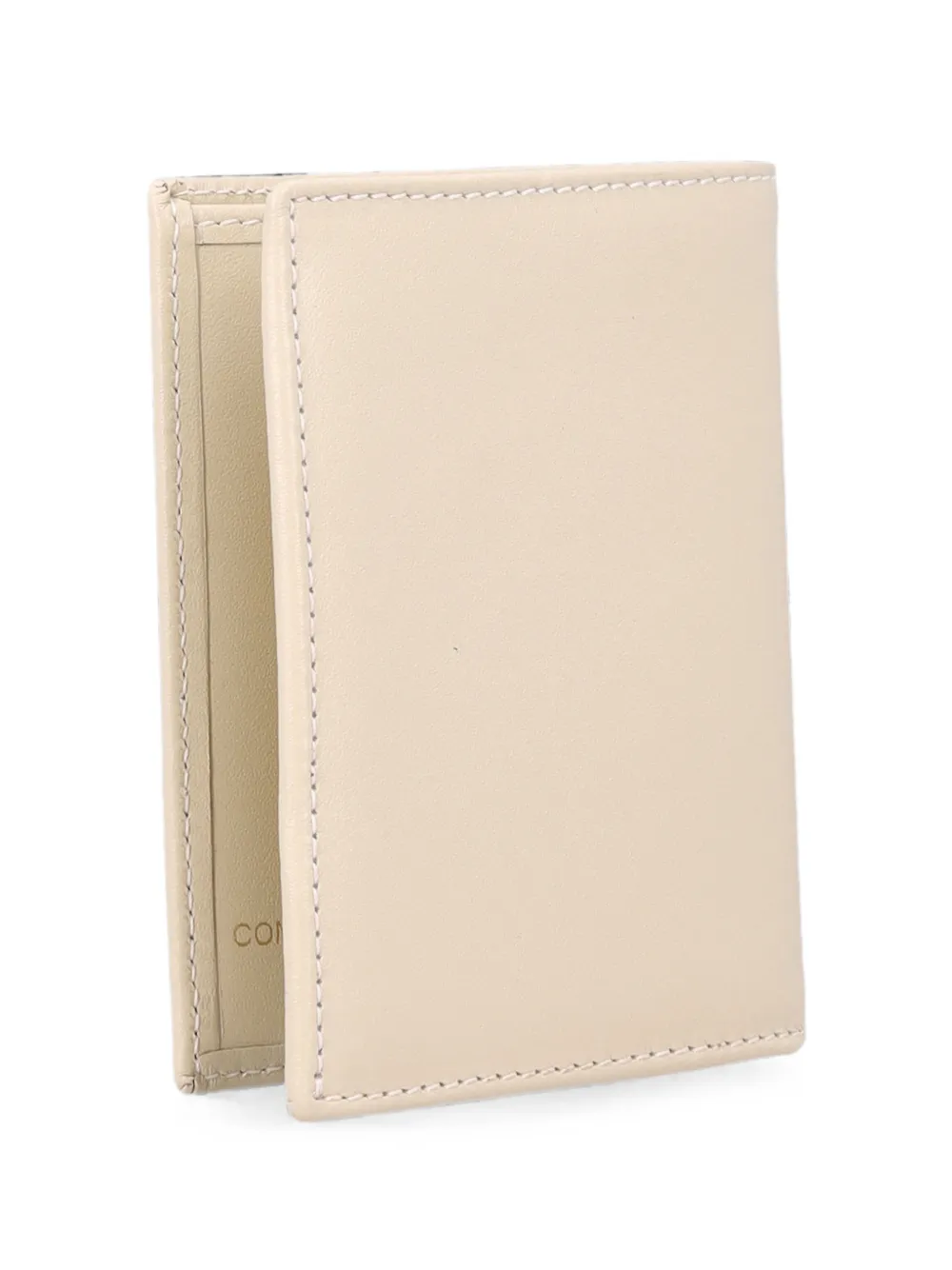 Comme Des Garçons Wallet leather bifold cardholder - Nude