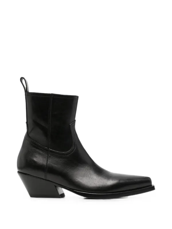 Ann Demeulemeester Pointed-toe Ankle Boots in Black