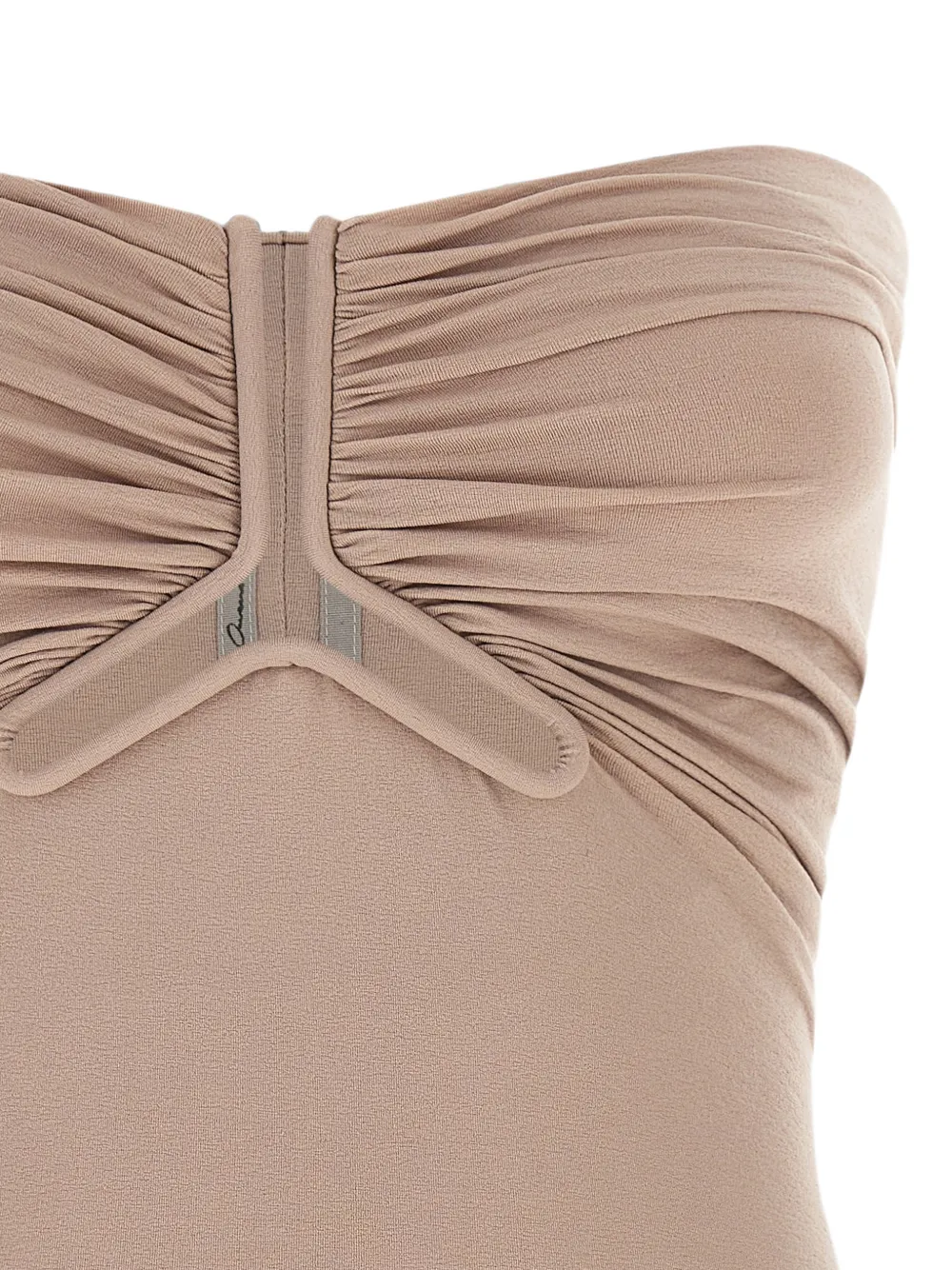 Rick Owens Alannah top met uitgesneden details Beige