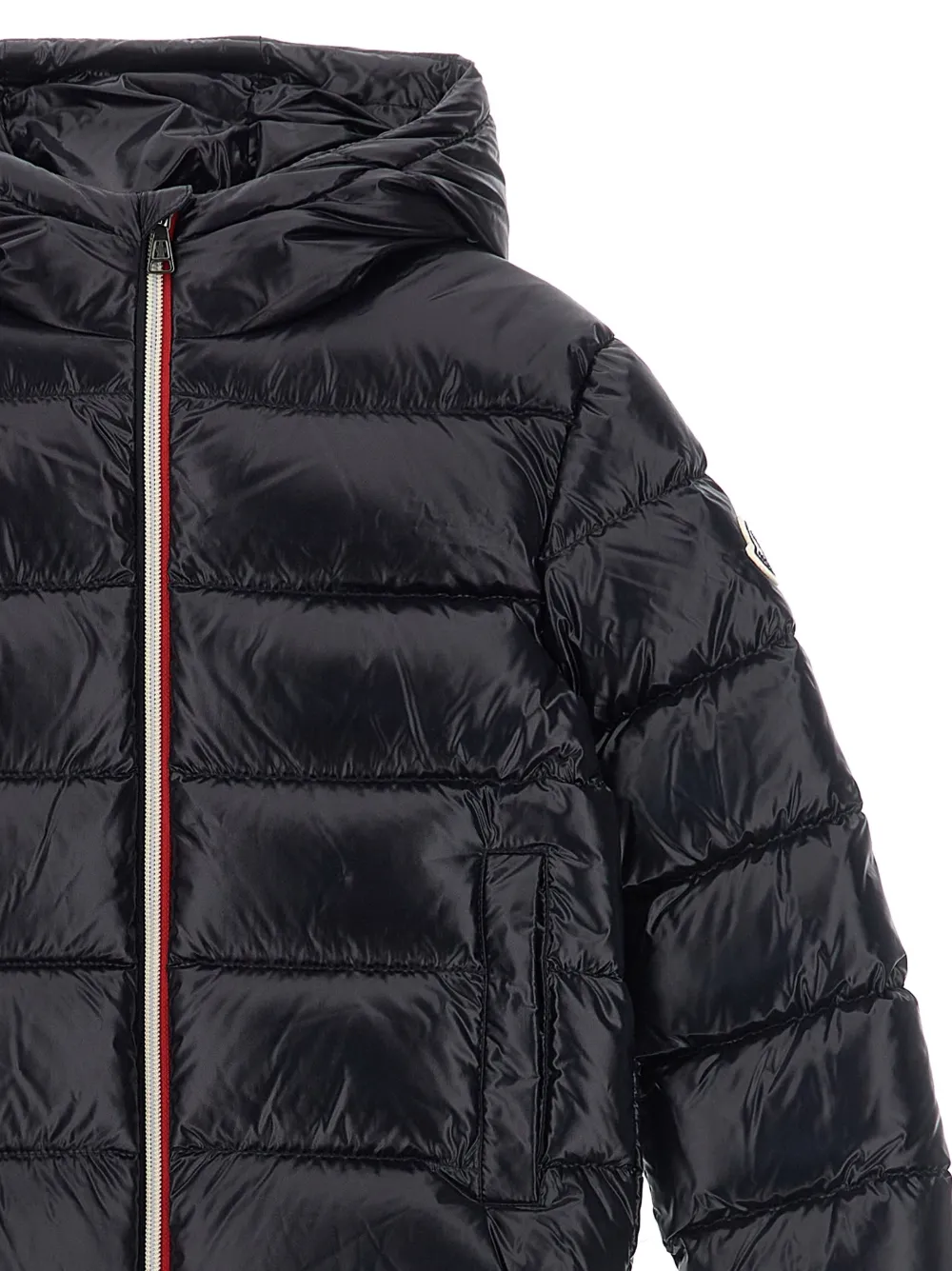 Moncler Enfant New Aubert gewatteerd jack Blauw