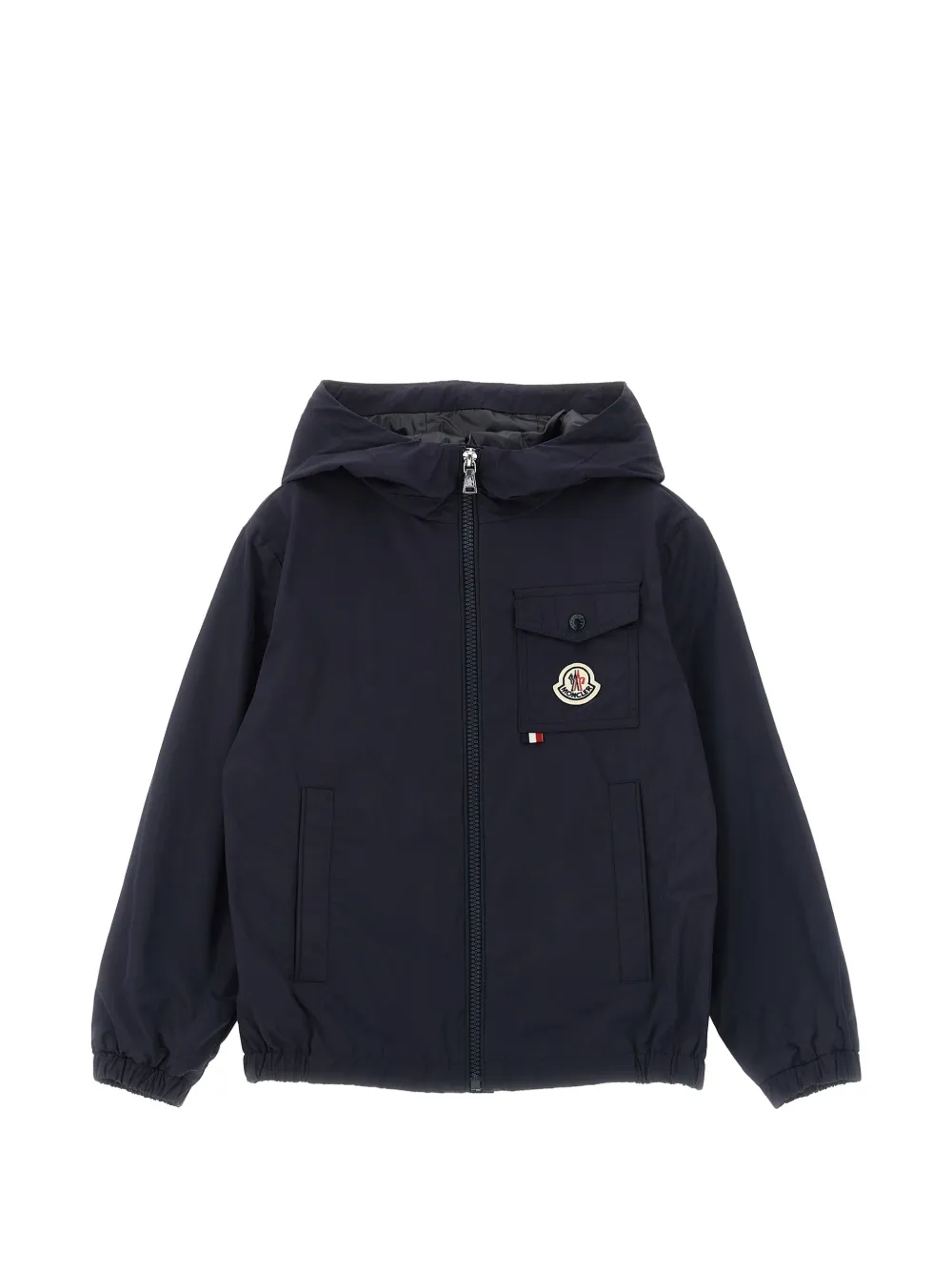 Moncler Enfant Xavian hooded jacket Blauw