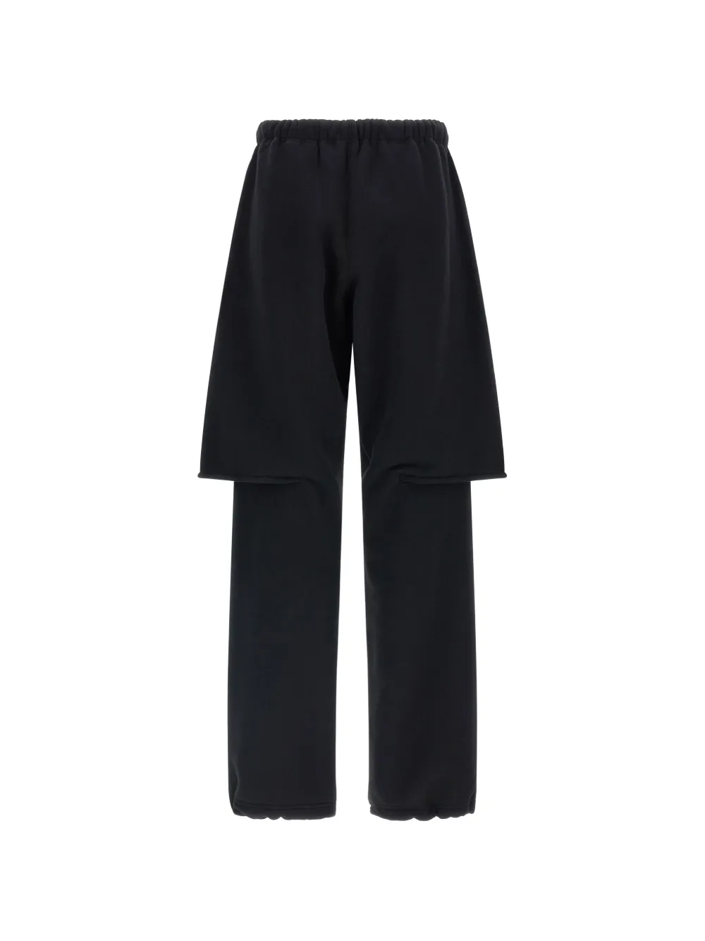 sacai trompe l'oeil layered-design trousers Zwart