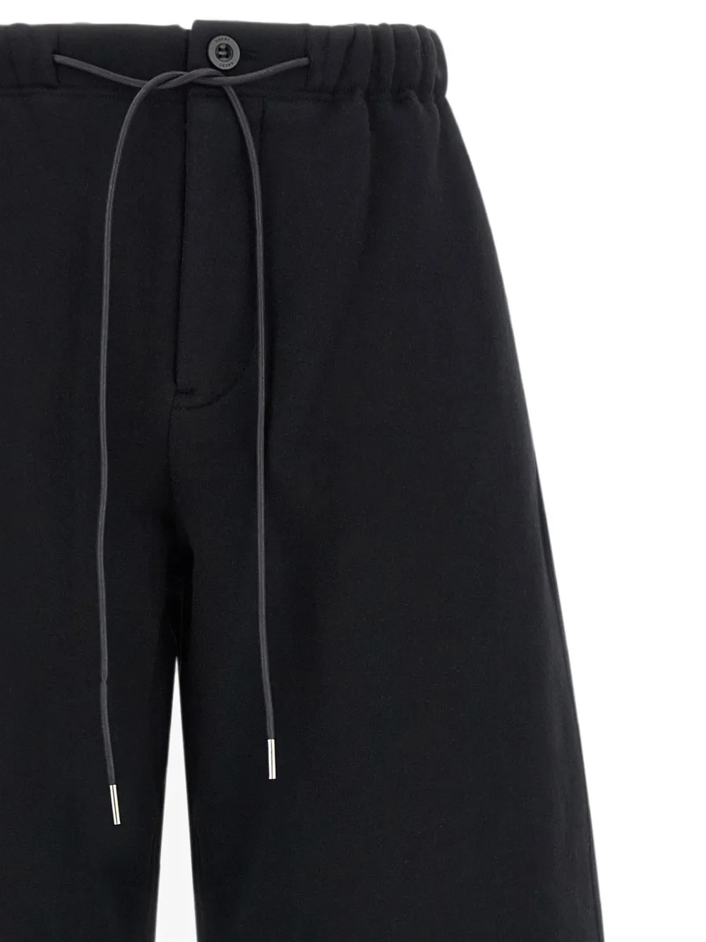 sacai trompe l'oeil layered-design trousers Zwart