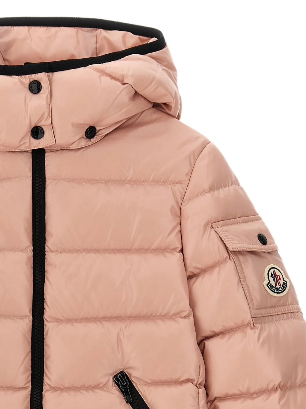 Moncler Enfant Baby jack met capuchon Roze