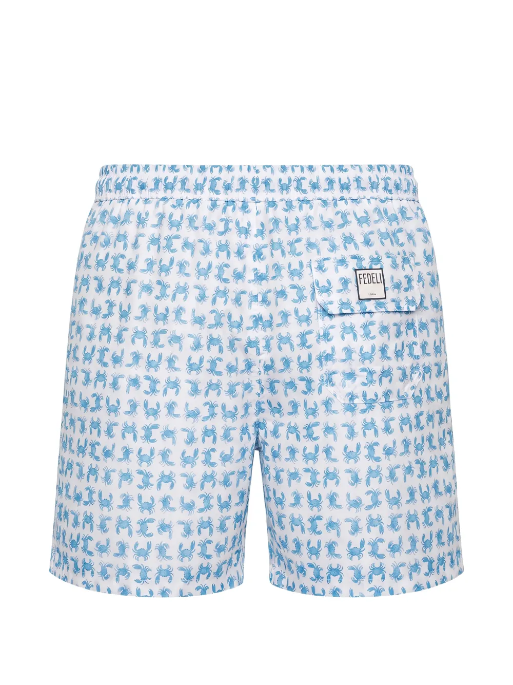 Fedeli Zwembroek met krabprint Wit