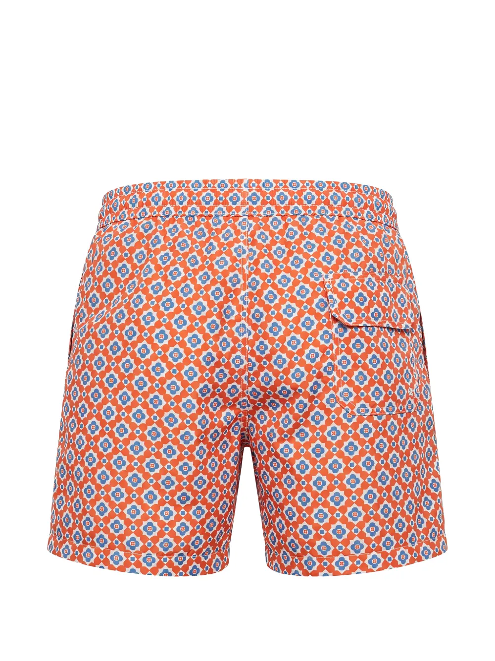 Fedeli Zwembroek met geometrische print Oranje