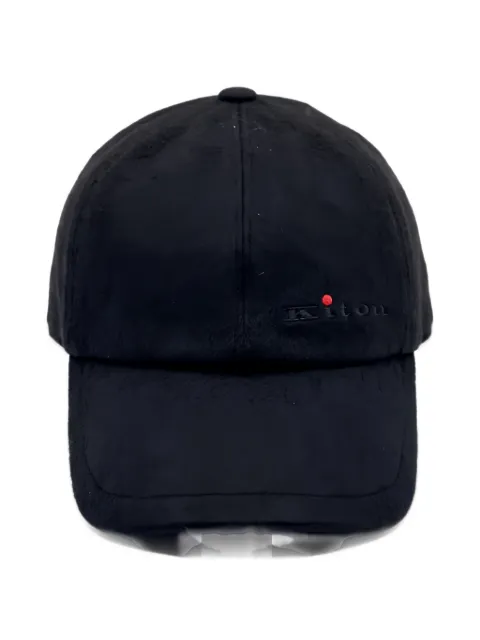 Kiton logo-embroidered baseball cap