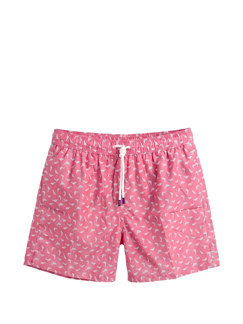 Fedeli Madeira dolphin-print swim shorts - Rosa