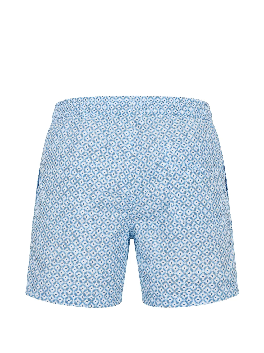 Fedeli Zwembroek met geometrische print Blauw