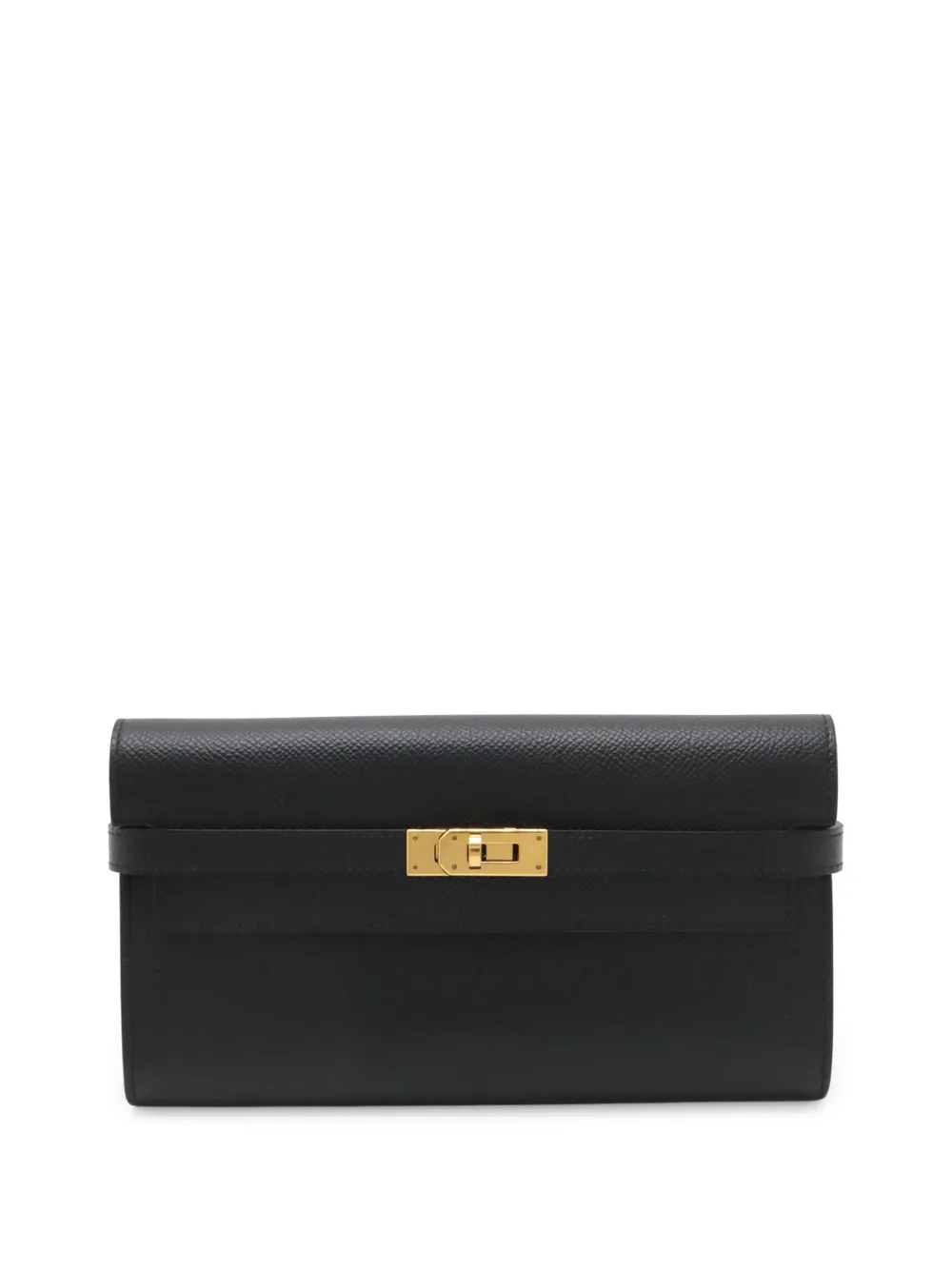 Hermès Pre-Owned 2019 Epsom Kelly To Go Wallet long wallets - Schwarz
