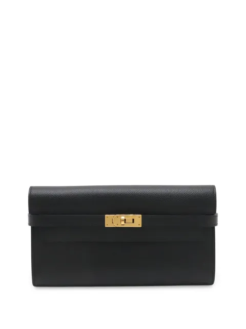 Hermès Pre-Owned 2019 Epsom Kelly To Go Wallet long wallets