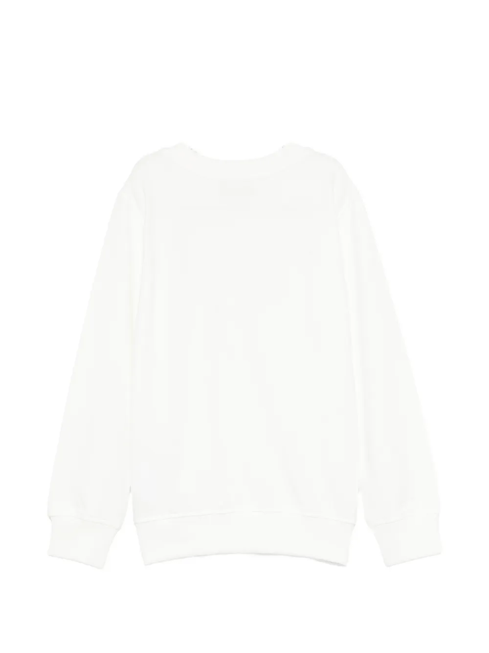 Moschino Kids Teddy Bear long-sleeve sweater Wit