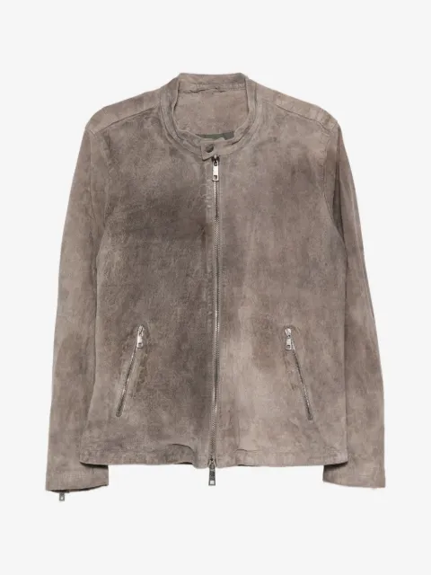 Giorgio Brato zip-up suede jacket