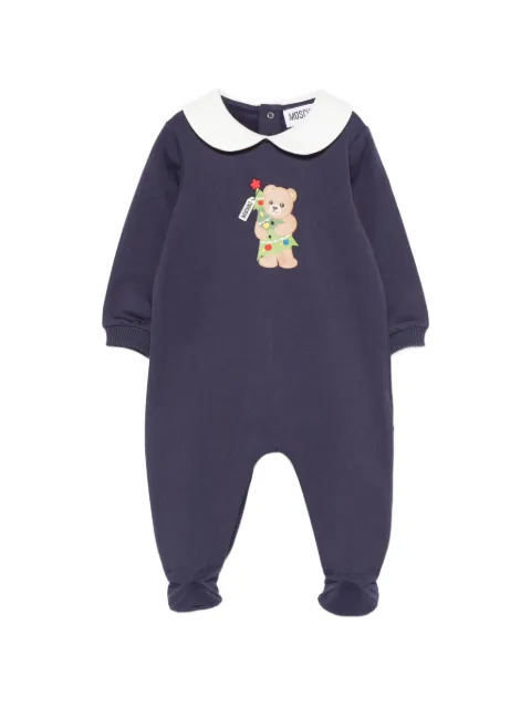 Moschino Kids Teddy Bear long-sleeve pajama