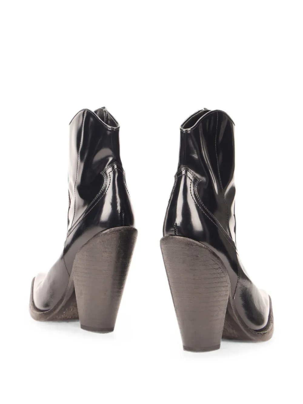 Philosophy Di Lorenzo Serafini tapered cone-heel boots Zwart