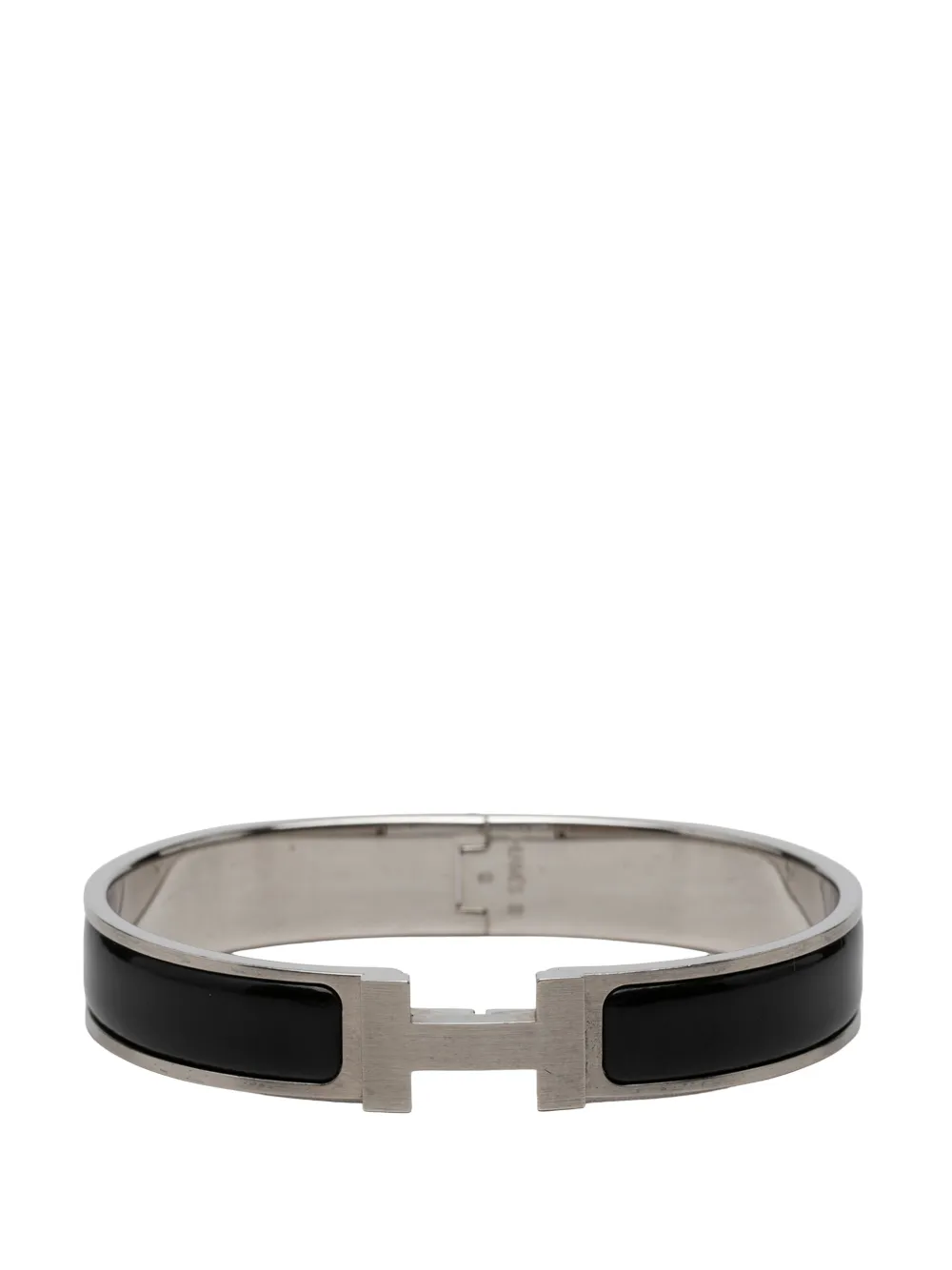 Hermès Pre-Owned 2000-2026 Narrow Enamel Clic H Bracelet GM costume bracelet - Schwarz