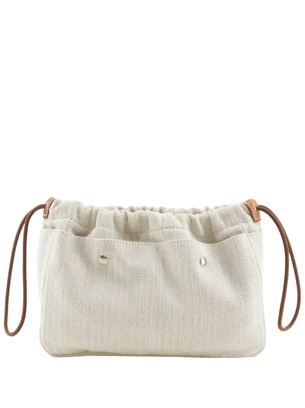 Hermès Pre-Owned 2016 Toile and Barenia Fourbi 20 pouch - Nude