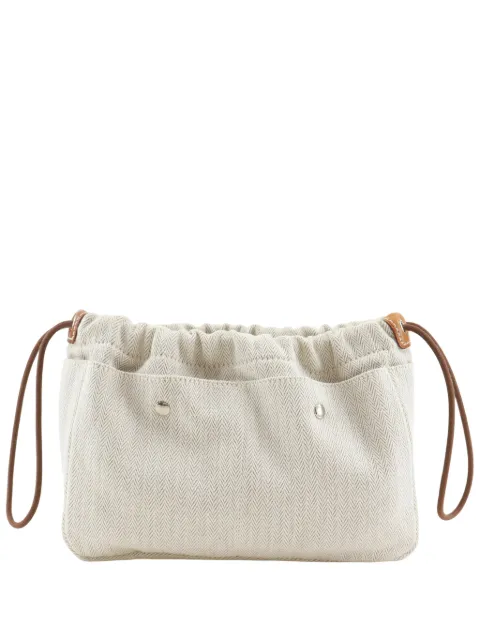 Hermès Pre-Owned 2016 Toile and Barenia Fourbi 20 pouch