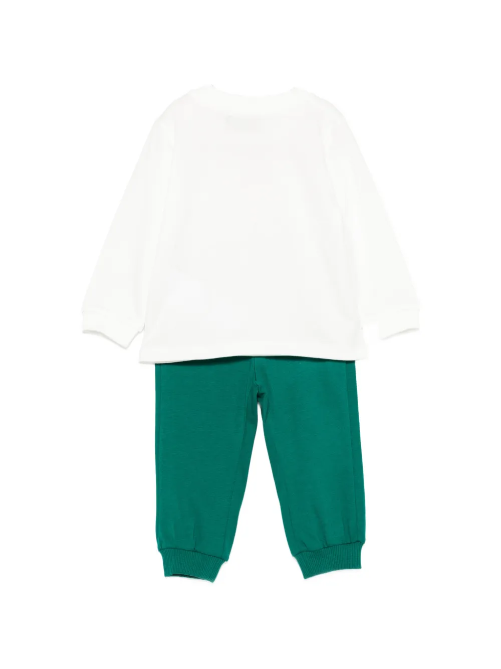 Moschino Kids Trainingspak met teddybeerprint Wit