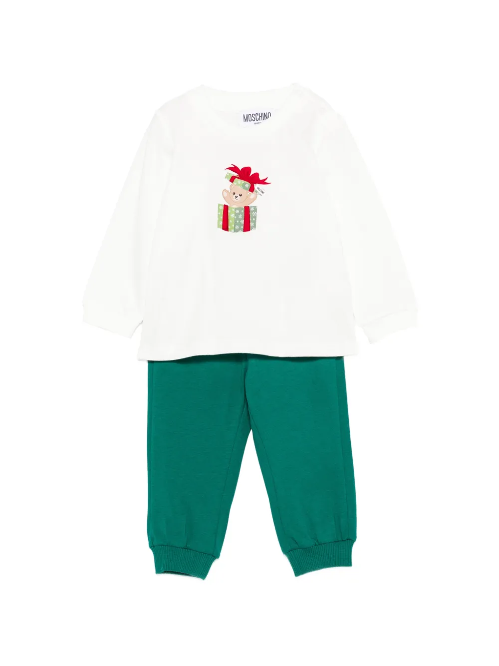 Moschino Kids Teddy Bear tracksuit - Bianco