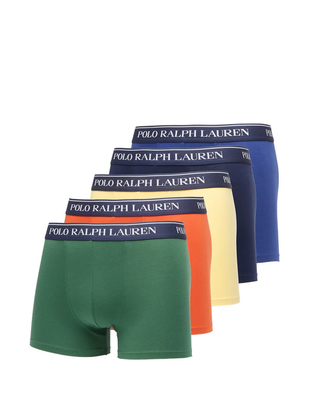 Polo Ralph Lauren logo-waistband trunks set of five - Grün
