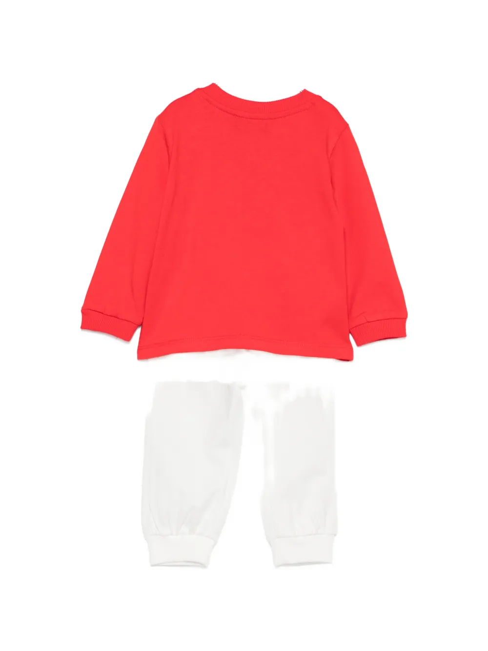 Moschino Kids Trainingspak met teddybeerprint Rood