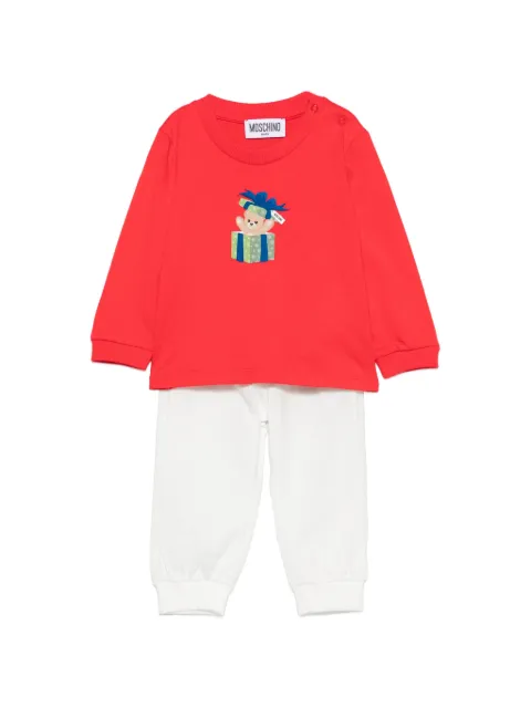 Moschino Kids Jogginganzug mit Teddy