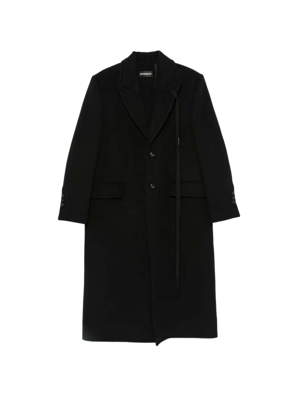 ANN DEMEULEMEESTER チェスターコート ウール 混紡 xxs ANN DEMEULEMEESTER チェスターコート ウール 混紡 xxs ANN