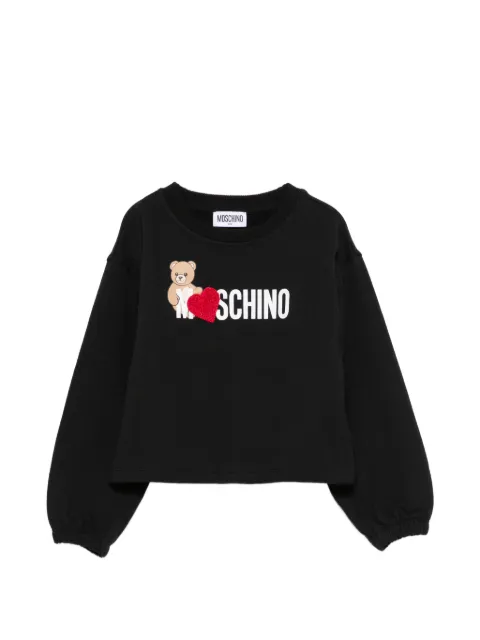 Moschino Kids sudadera con estampado Teddy