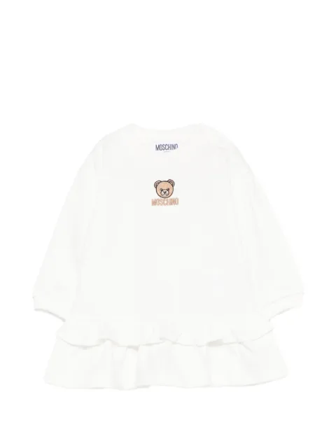 Moschino Kids robe Teddy Bear à volants
