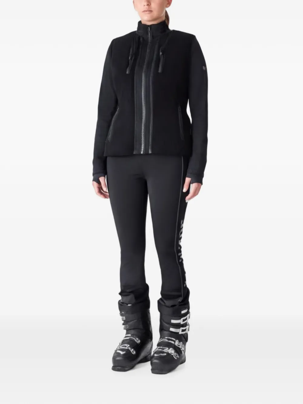 Mackage Dewi ski-jack met lammy vlak Zwart