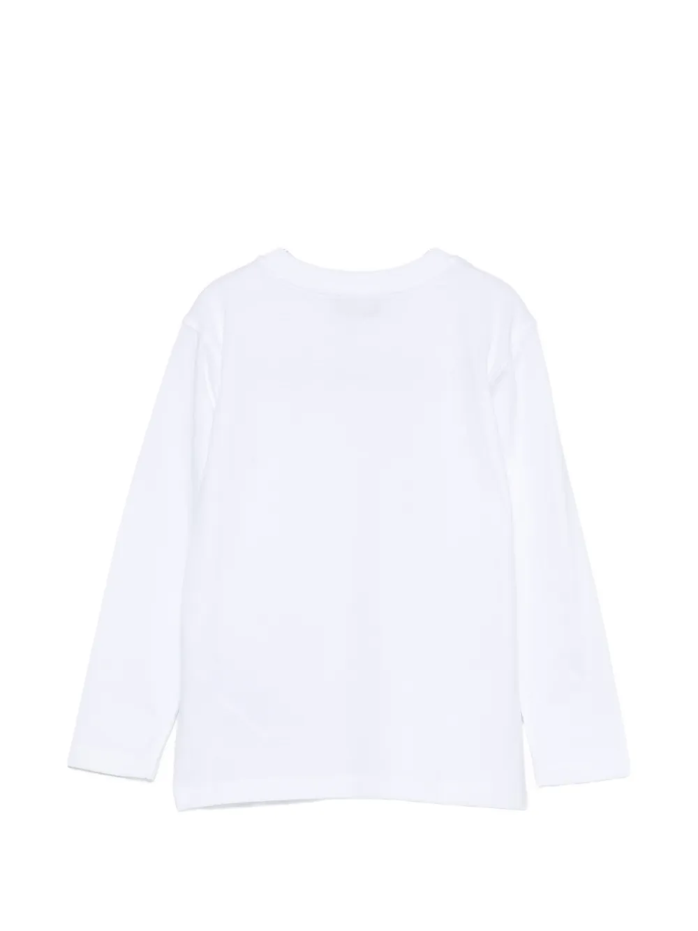 Moschino Kids T-shirt met borstzak Wit