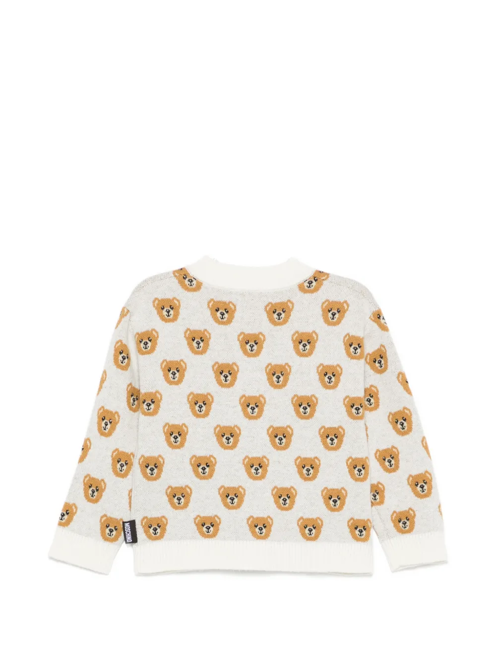 Moschino Kids Vest met teddybeer-patroon Beige